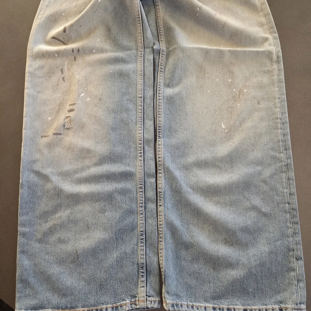 Acne Studios Womens 1981 Trafalgar Jeans Size XXXS Paint Splatter NWT $730 - Picture 4 of 16
